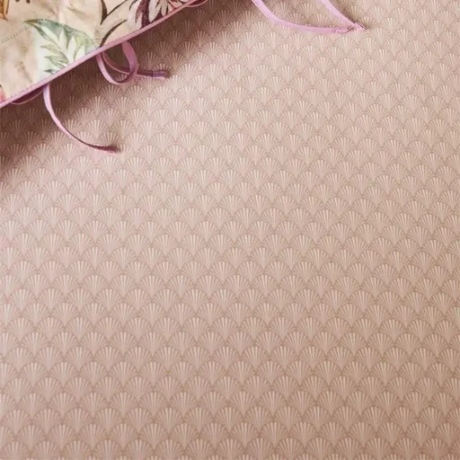 Jednolůžkové napínací prostěradlo SCALA 90 x 200 cm, korálová, bavlněný perkál, Pip Studio