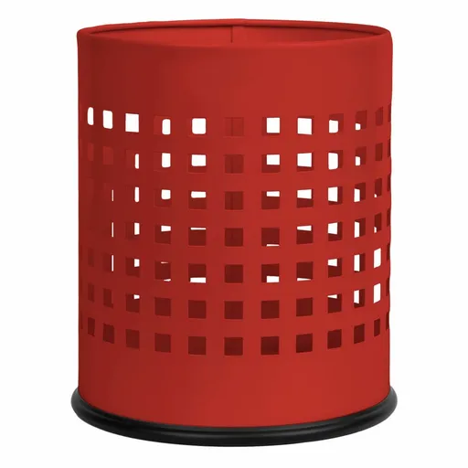Alda Odpadkový koš Officer děrovaný 7 l, červená, 7 l