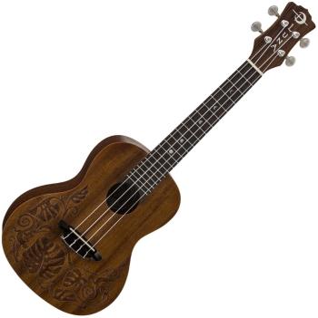 Luna Mo'o Lizard/Leaf design Koncertní ukulele