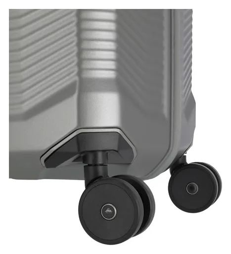 Střední skořepinový kufr Travelite Millennium M Silver