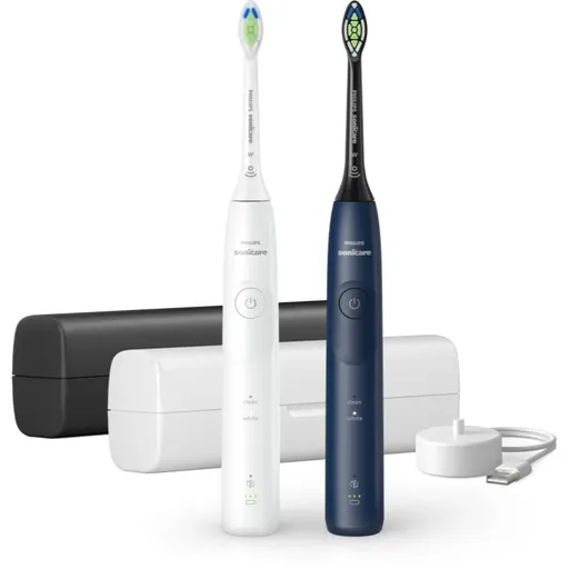Philips Sonicare 5500 HX7119/01 sonický elektrický zubní kartáček, 2 těla Blue&White 2 ks