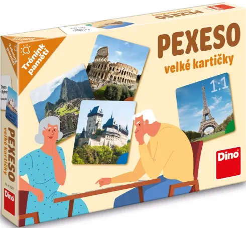 Pexeso památky velké kartičky