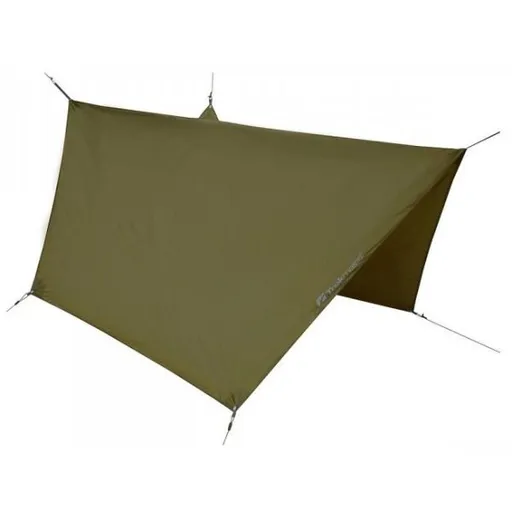 TREKMATES HEXAGON TARP Bivakovací plachta, tmavě zelená, velikost