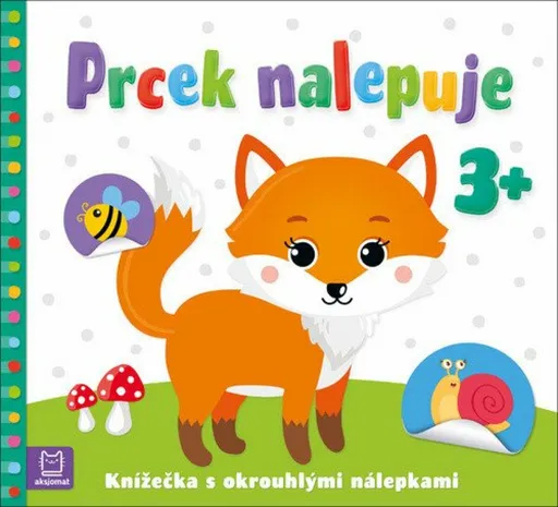 Prcek nalepuje 3+ / Knížečka s okrouhlými nálepkami - Agnieszka Bator, Sylwia Izdebska