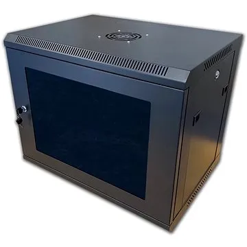 19" RACK jednodílný 6U černý (71061)