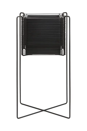 Čtvercový samozavlažovací květináč ZEN, vysoký, více variant - Hobby Flower Barva: olovo