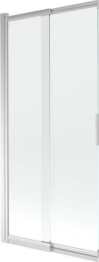 MEXEN Fox 2-křídlá posuvná vanová zástěna 85 x 150, dekor, chrom 891-085-002-01-30