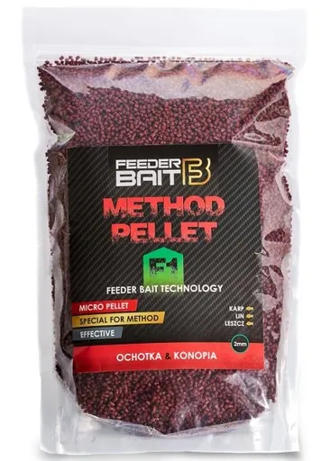 Feederbait method pellet 2 mm 800 g - f1- patentka/konopí
