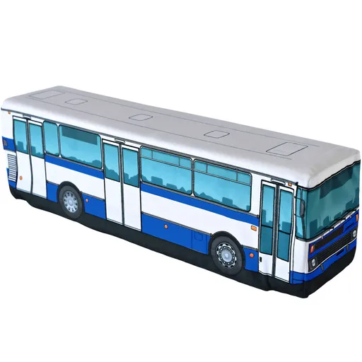 Plyšový autobus – old (Barva autobusu: Modrá)