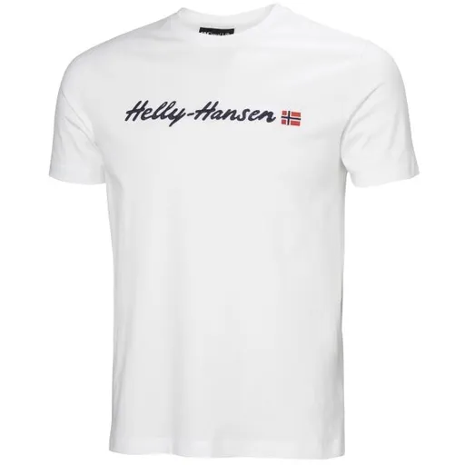 Helly Hansen CORE GRAPHIC Pánské triko, bílá, velikost