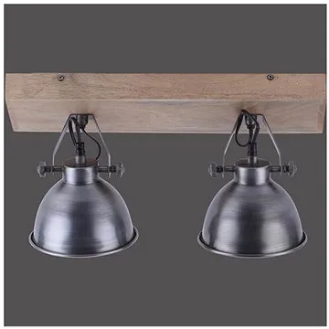 Leuchten Direkt 11982-77 - Bodové svítidlo SAMIA 2xE14/40W/230V Stříbrná (92513)