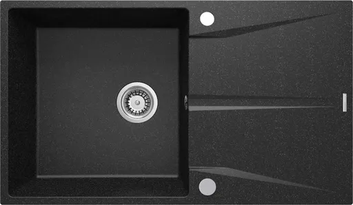 DEANTE Corio graphite Granitový dřez, 1miska s odkapávačem ZRC_211A