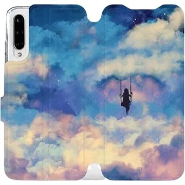 Flipové pouzdro na mobil Xiaomi Mi A3 - MR09S Dívka na houpačce v oblacích (5903226953332)