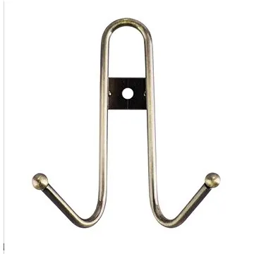 DURAmat Nástěnný háček, zlatý antik, 9,2 × 7,4 × 4 cm (5905668550643)