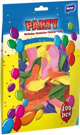 Balónek nafukovací standard 30cm mix