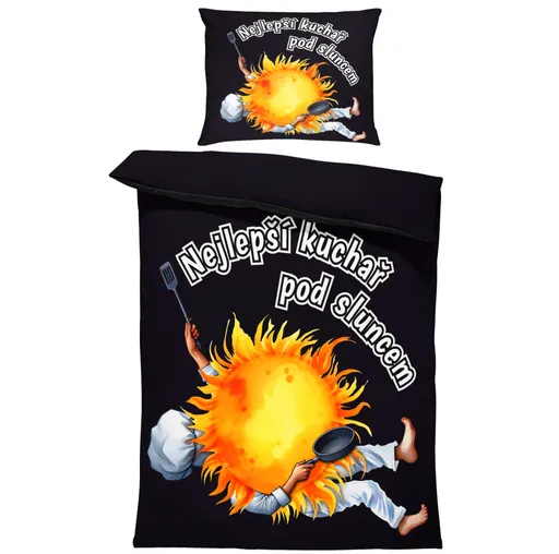 Povlečení Kuchař pod sluncem (Rozměr : 1x140/220 + 1x90/70)