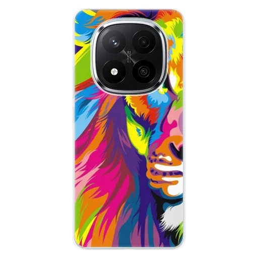 Odolné silikonové pouzdro iSaprio - Rainbow Lion - Xiaomi Redmi Note 14 Pro 5G/14 Pro+ 5G