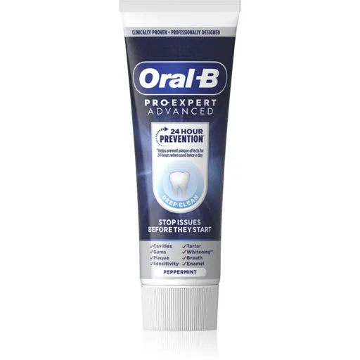 Oral-B Pro-Expert Advanced Deep Clean zubní pasta pro důkladné vyčištění zubů Peppermint 75 ml
