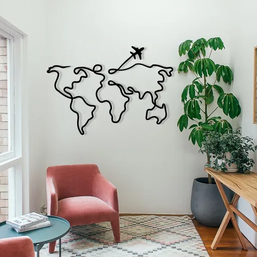 Dekorativní kovový doplněk na zeď Mozzafiato