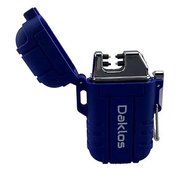 Daklos Plazmový elektrický zapalovač v dárkové krabičce modrý (16794)