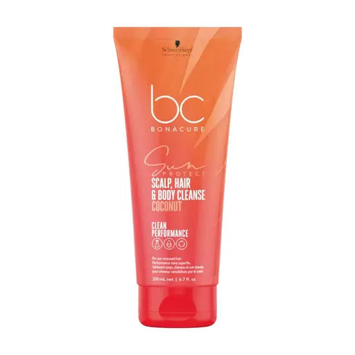 Schwarzkopf Professional Ochranný šampon 3v1 Bonacure Sun Protect (Scalp, Hair & Body Cleanse) 200 ml