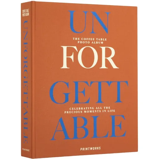 Fotoalbum UNFORGETTABLE, oranžová, Printworks