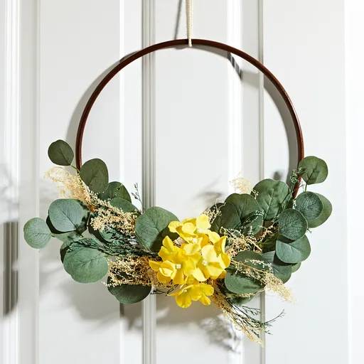 Kovová dekorace Eukalyptus