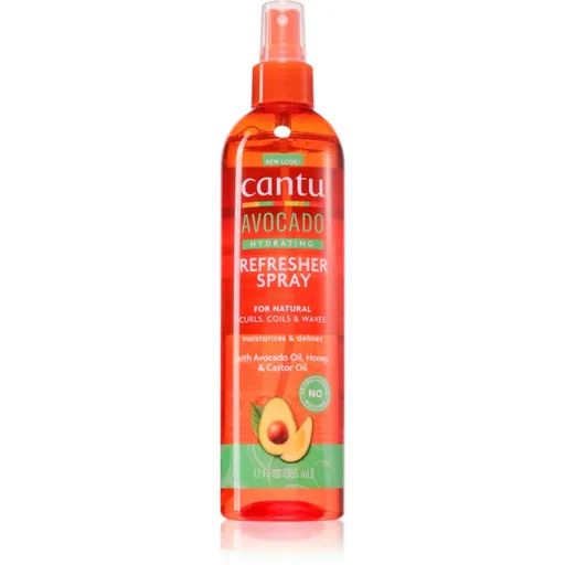 CANTU Avocado Refresher Spray hydratační sprej na vlasy pro vlnité a kudrnaté vlasy 355 ml