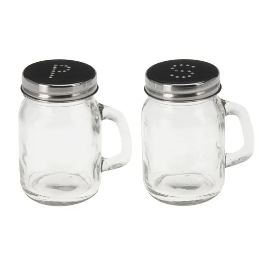 Solnička+pepř sklo/nerez - ORION