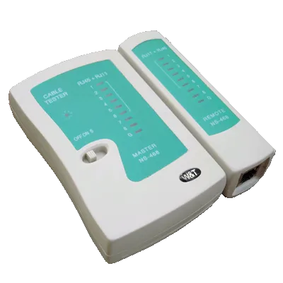 DATACOM Cable Tester LED RJ 45 / RJ 11 / RJ 12