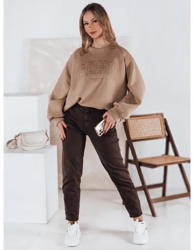 Dámská mikina one size COSYONE kávová