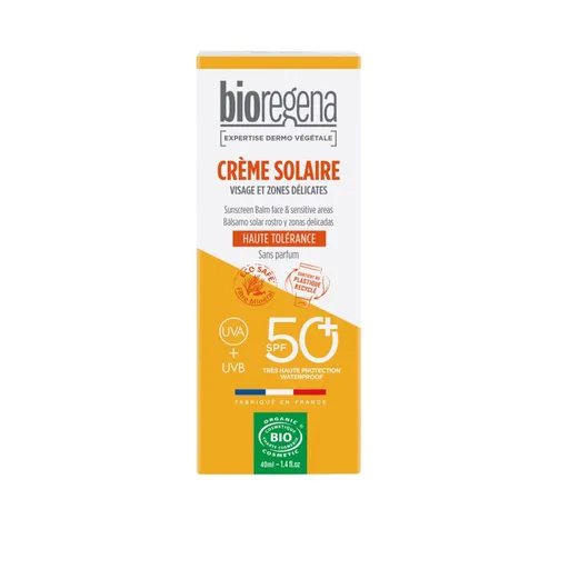 Bioregena Organický balzám na opalování na citlivé zóny BIO SPF50+ 40 ml