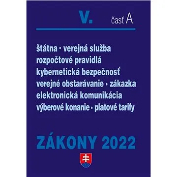 Zákony V-A/2022 – verejná správa (978-80-8162-221-2)