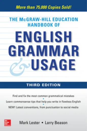 McGraw-Hill Education Handbook of English Grammar & Usage - Mark Lester