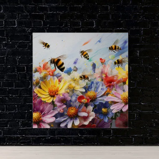 Obraz Včely art (Rozměr obrazu: 70x70)