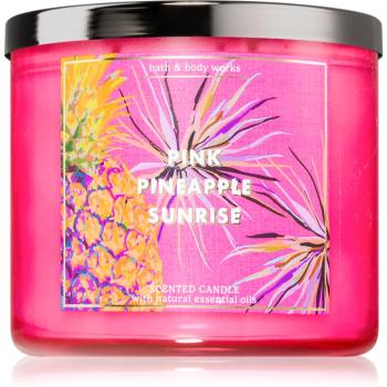 Bath & Body Works Pink Pineapple Sunrise vonná svíčka 411 g