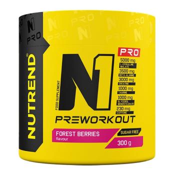 Pre-workout směs Nutrend N1 PRO 300 g  sour mango