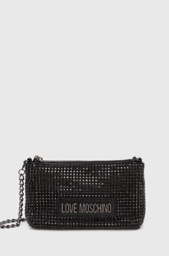 Kabelka Love Moschino černá barva, JC4046PP1LLP100A