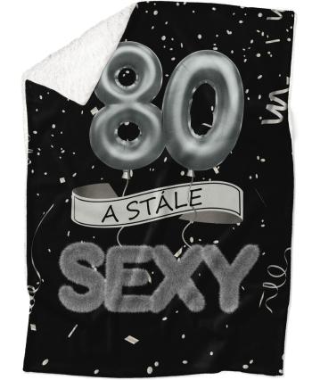 Deka Stále sexy – Černá (věk: 80, Podšití beránkem: ANO)