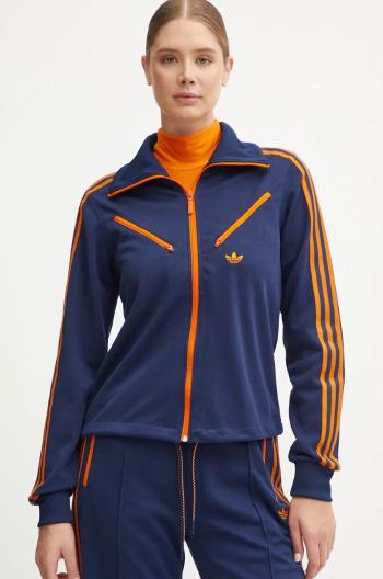 Mikina adidas Originals Montreal Tracktop dámská, tmavomodrá barva, s aplikací, JL9630