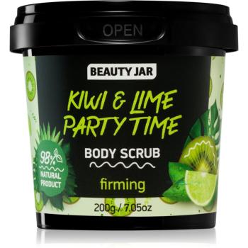 Beauty Jar Kiwi & Lime Party Time zpevňující tělový peeling 200 g