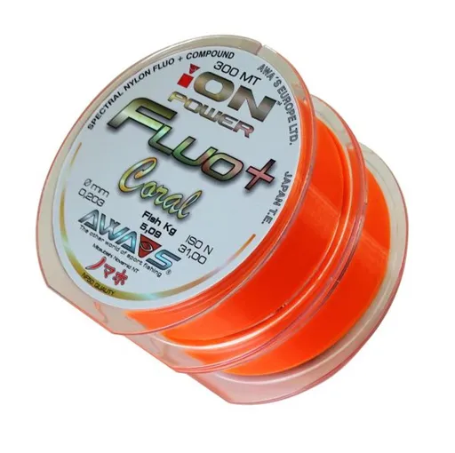 Awa-S Vlasec Ion Power Fluo+ Coral 2x300m,Awa-S Vlasec Ion Power Fluo+ Coral 2x300m