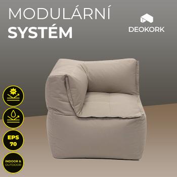 Deokork Zahradní textilní rohový díl MODULTEX (cappuccino)