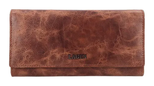 Dámská kožená peněženka Lagen LG-2164 Brown