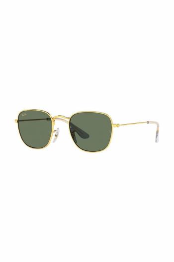 Dětské sluneční brýle Ray-Ban JUNIOR FRANK zelená barva, 0RJ9557S