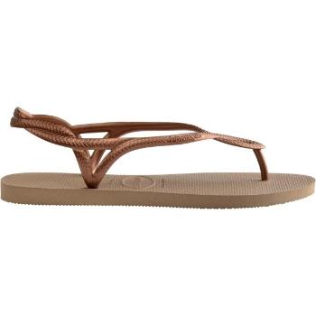 HAVAIANAS LUNA Női flip-flop papucs, barna, méret 39/40