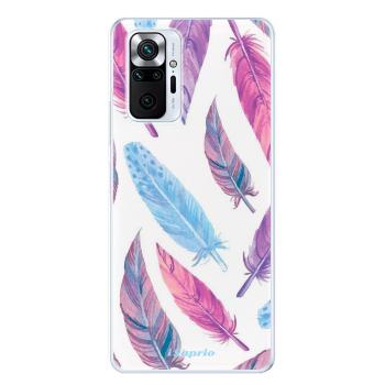 Odolné silikonové pouzdro iSaprio - Feather Pattern 10 - Xiaomi Redmi Note 10 Pro