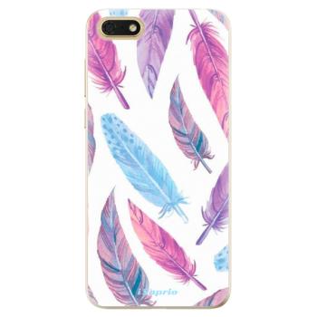 Odolné silikonové pouzdro iSaprio - Feather Pattern 10 - Huawei Honor 7S