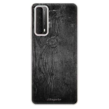 Odolné silikonové pouzdro iSaprio - Black Wood 13 - Huawei P Smart 2021