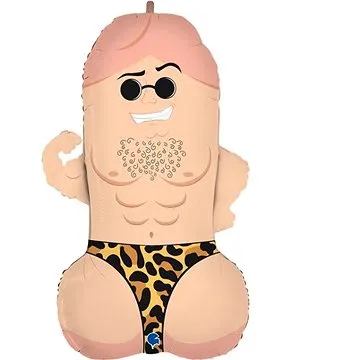 Foliový balónek penis - rozlučka se svobodou - 79 cm (WG72047-P)